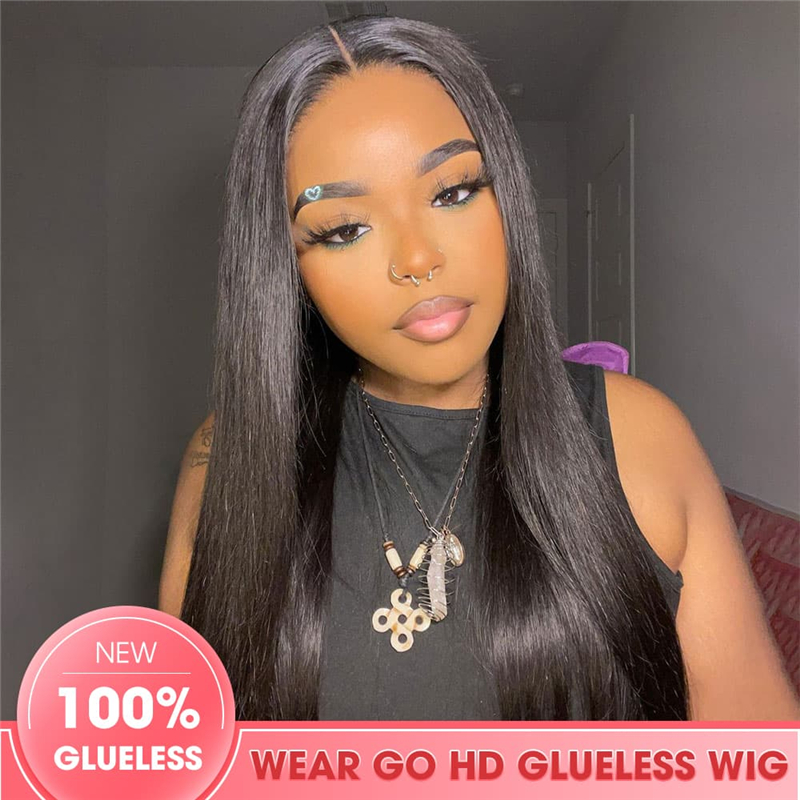 Ms Lula Wear Go Straight Glueless 5x5 HD Lace Closure Wig